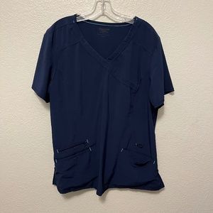 SCRUBSTAR Blue XL scrub top shirt workwear